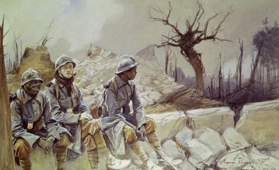 Dampierre, July 1916 by Francois Flameng